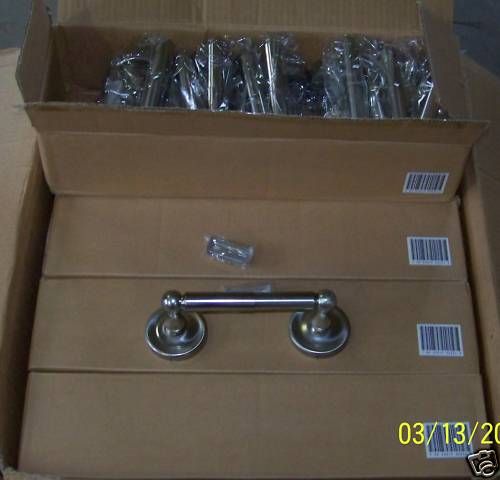  Toilet Paper Holder Brushed Satin Nickel New