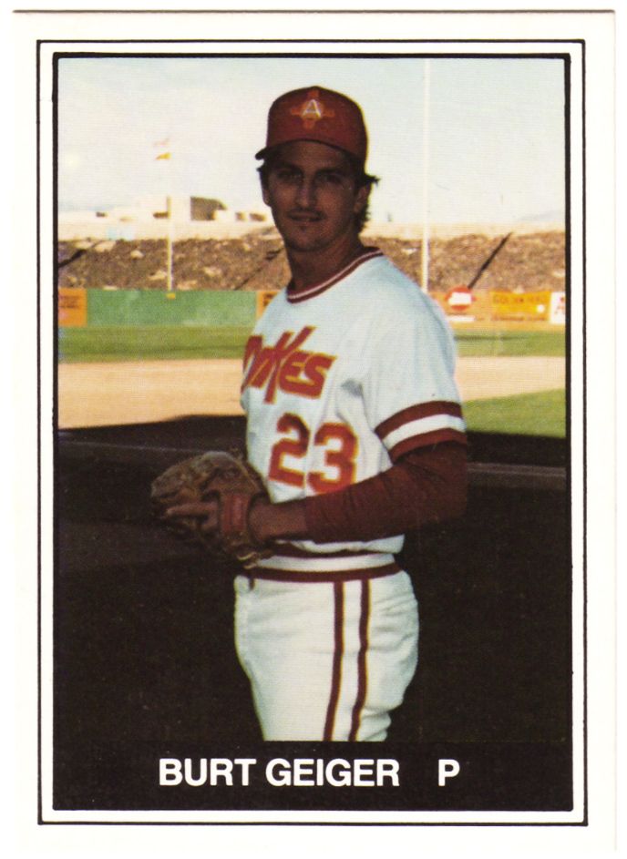 Albuquerque Dukes 1982 Burt Geiger Burwell Spurlock Palmetto HS Miami 