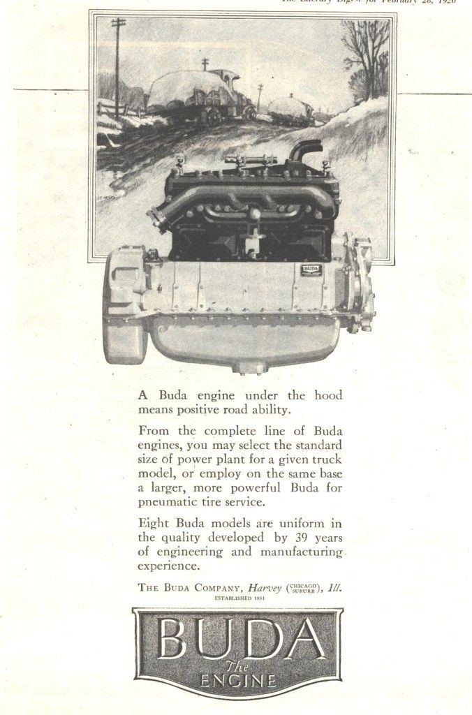  1920 Ad D Buda Engine