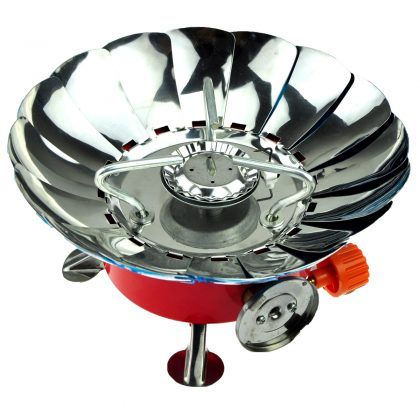 Windproof Picnic Camping Stove Butane Propane Gas Stove Cookout Burner 