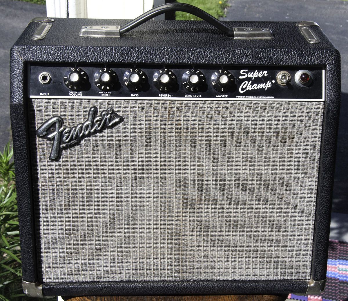 Fender Super Champ Blackface Amp 1983 All Original