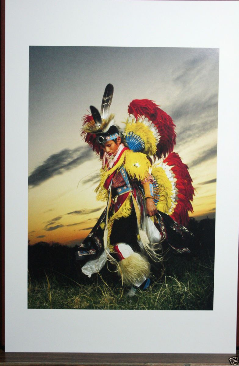   PERFORMING A TRIBAL DANCE,C. 1992 Daniel R. Westergren Photo Re Print