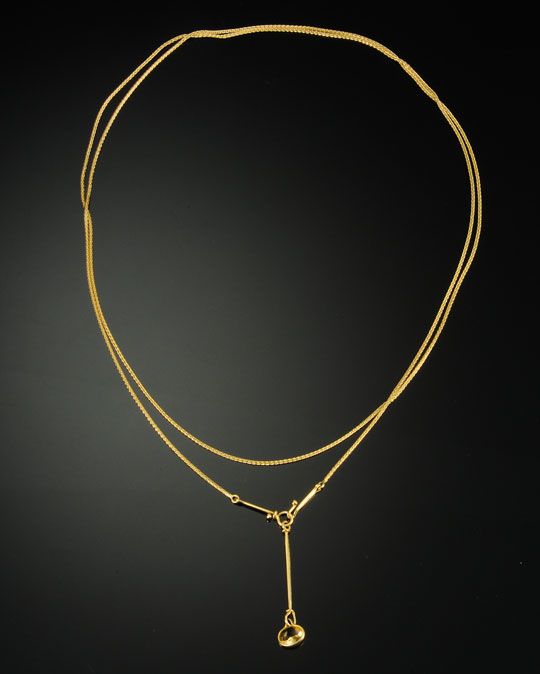 Georg Jensen 18 Carat Gold Savannah 1506 Pendant Vivianna Torun Bülow 