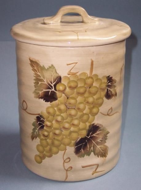 Cabernet Tabletops Unltd Grapes Sugar Large LG Canister