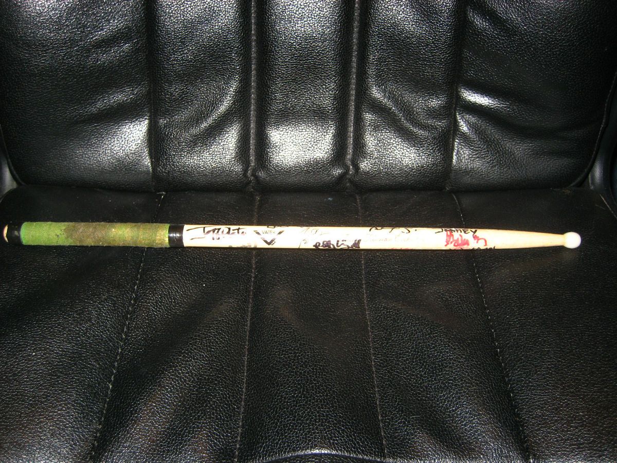   SIBERIAN ORCHESTRA Jeff Plate autographed drum stick TSO Chris Caffery