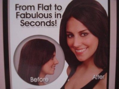 Bumpits Set of 3 Dark Brown Black Hair Volumizing Inserts as Seen on 