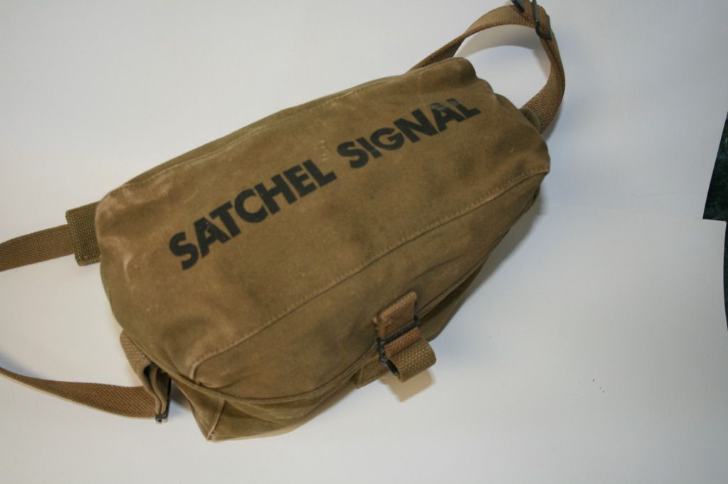 WW2 US Made Satchel Signal Bag for British No 19 Wireless WW 11 RARE 