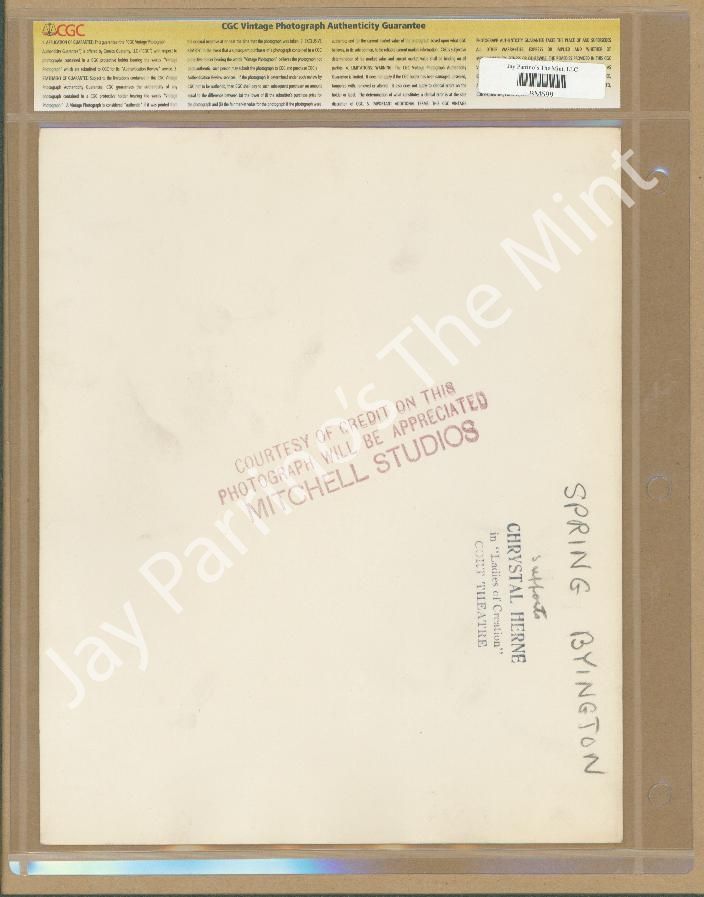 bm699 vintage cgc photo spring byington sku bm699 approx size