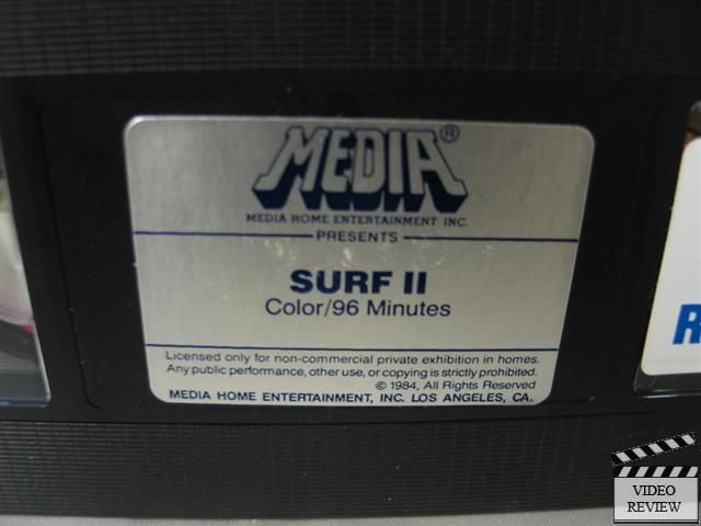 Surf 2 VHS Eddie Deezen Linda Kerridge Ruth Buzzi