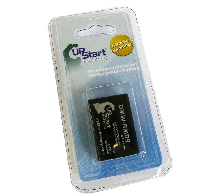 New Battery for Panasonic DMW BMB9 DMW BMB9E DMW BMB9PP