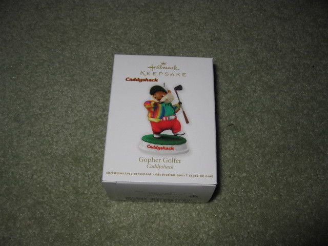 Hallmark Ornament Gopher Golfer Caddyshack New 2012