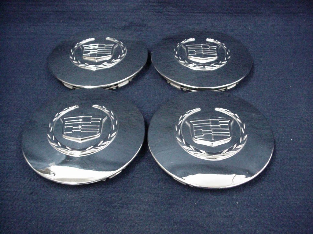 Cadillac DeVille DTS 03 08 Chrome Center Caps Set of 4