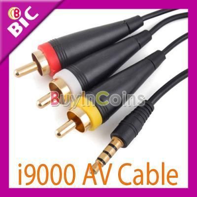 Audio Video TV Out AV Cable for Samsung Galaxy s I9000