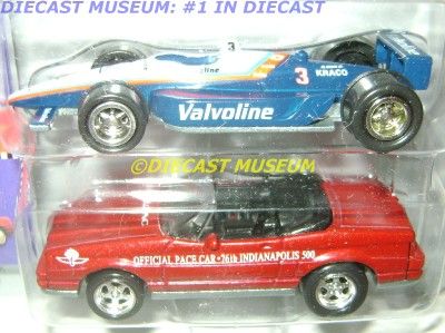 1992 92 Cadillac Allante Pace Car 2 Pack Unser Diecast