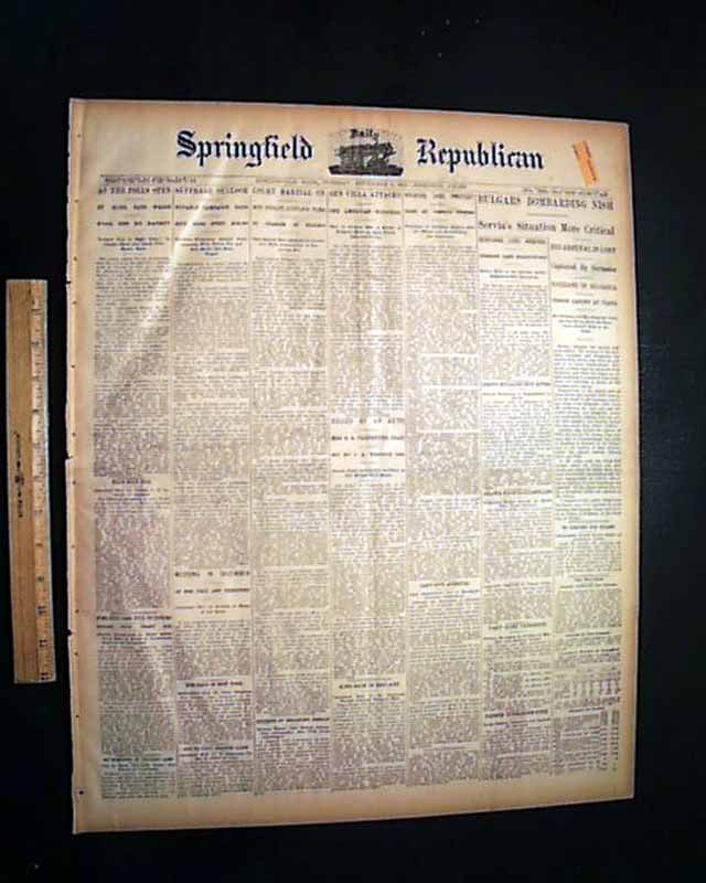 Pancho Villa Agua Prieta Mexico U s ARMY1915 Newspaper