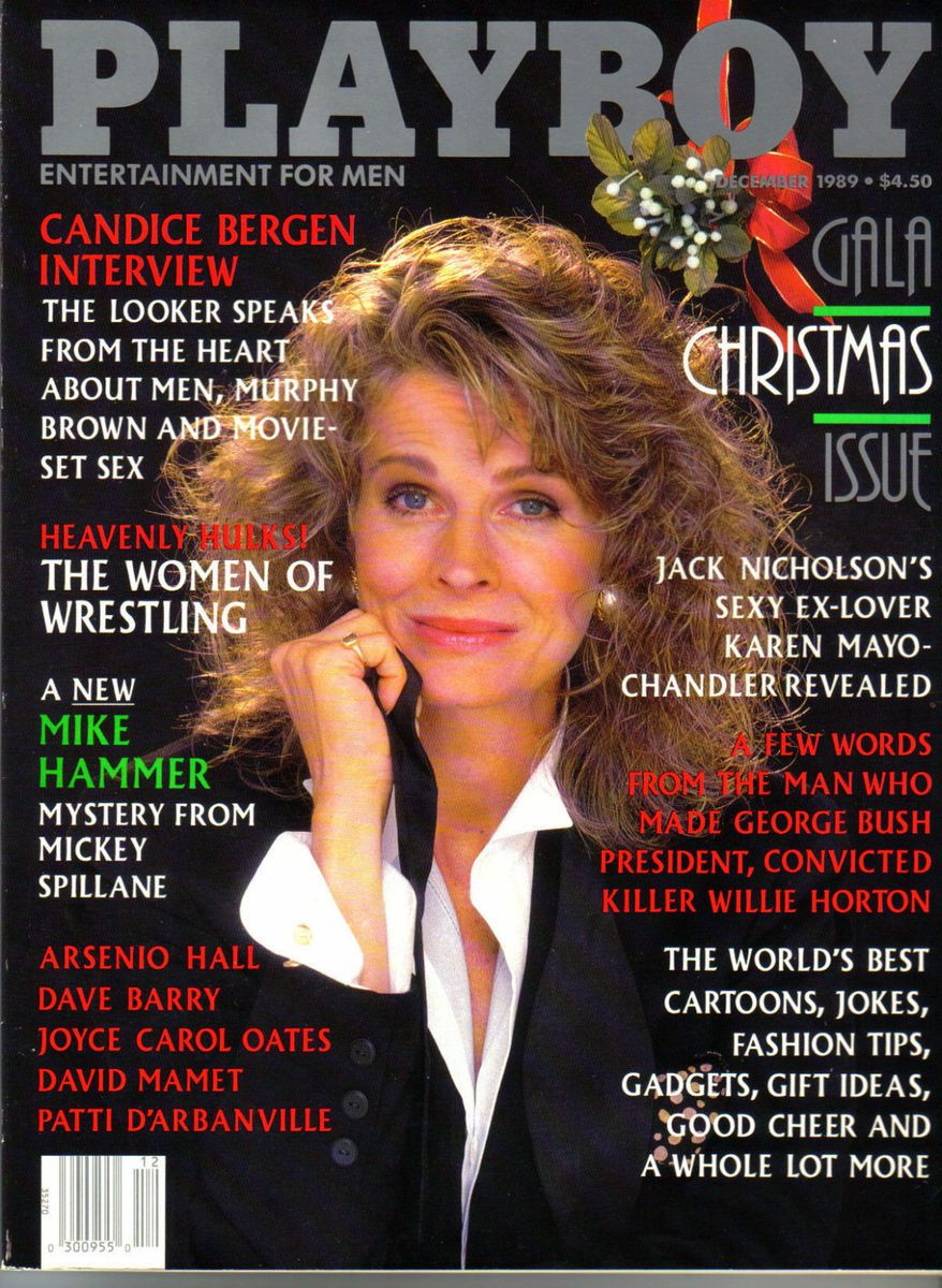 Playboy December 1989 Candice Bergen Petra Verkaik Women of Wrestling 