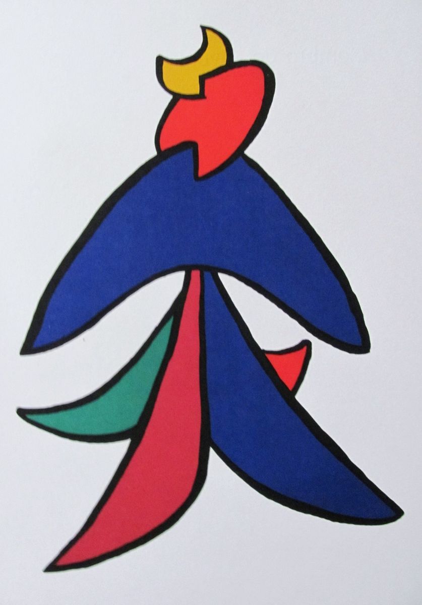 Calder The Ballerina Original Lithograph 1963 Free SHIP