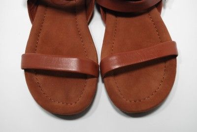 Camilla Skovgaard London Cinnamon Napa Leather Suede Flat Sandals Fab 