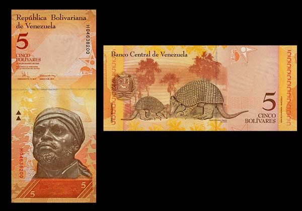   Banknote VENEZUELA   2008   Pedro CAMEJO   ARMADILLO   Pick 89   UNC