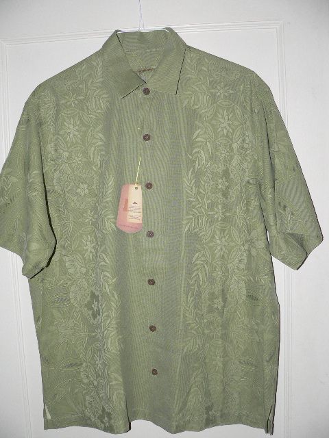 new tommy bahama coconut point silk camp shirt xxl nwt