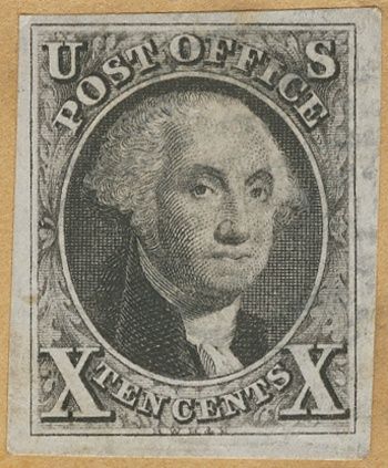 1847 10c Washington Single on Cover from Toledo Oh