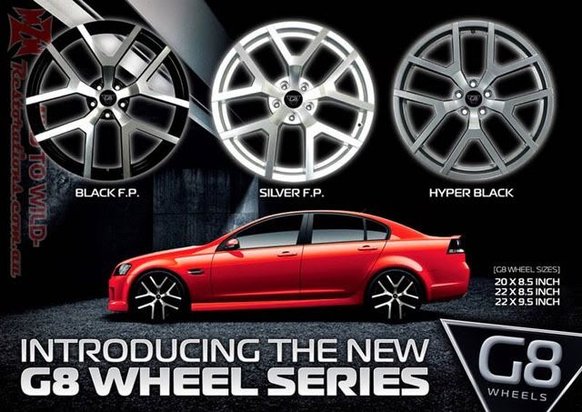 20x8 5 G8 Alloy Wheels HSV Commodore ve Statesman Tyres