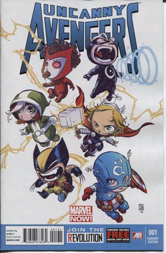 Uncanny Avengers 1 Marvel Comics Now Young Baby Variant