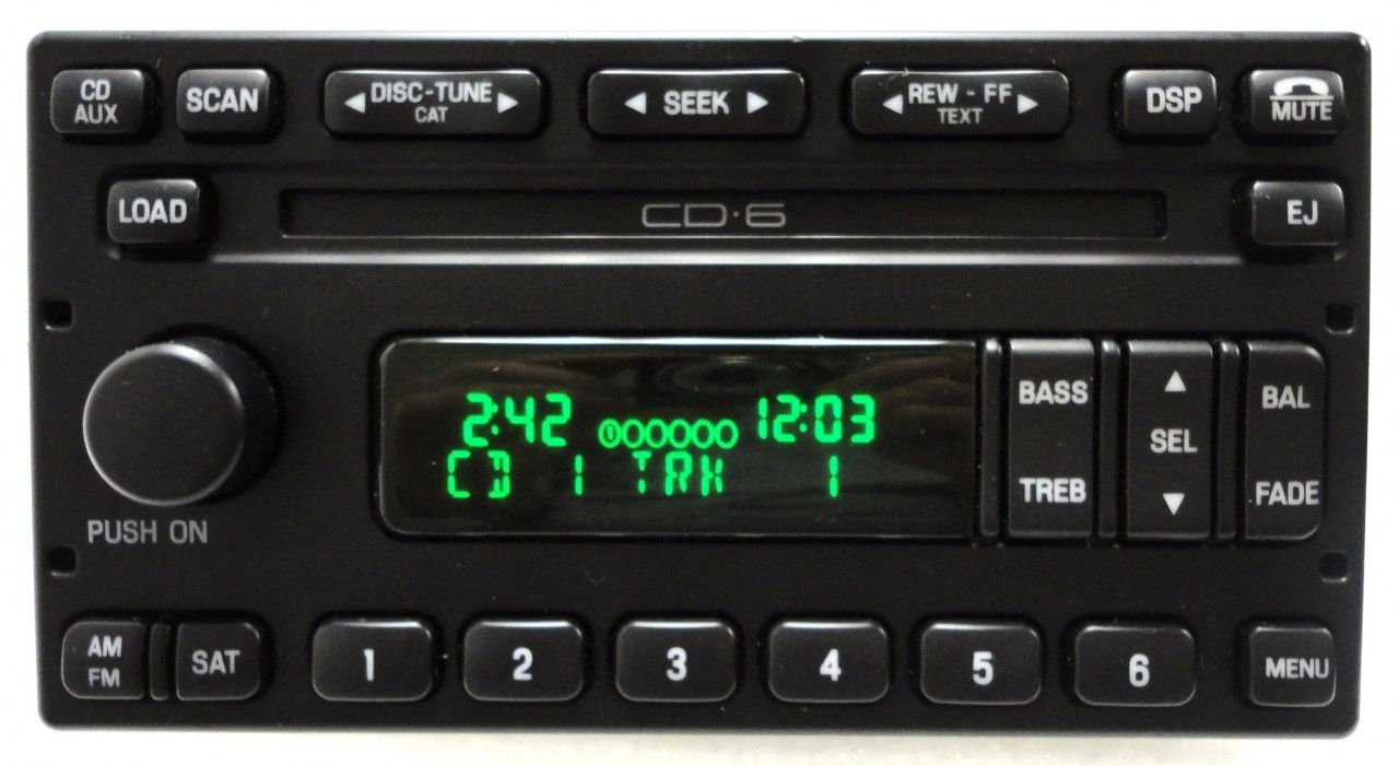   Escape Mercury Mariner Radio 6 Disc Changer CD Player SAT