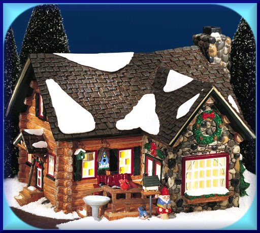 Department 56 Snow Village Cedar Point Cabin