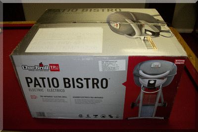 New Char Broil Patio Bistro Tru Infrared Electric Grill