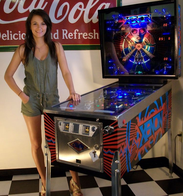 1980 BALLY XENON PINBALL MACHINE   Fresh, Top Shelf Restoration