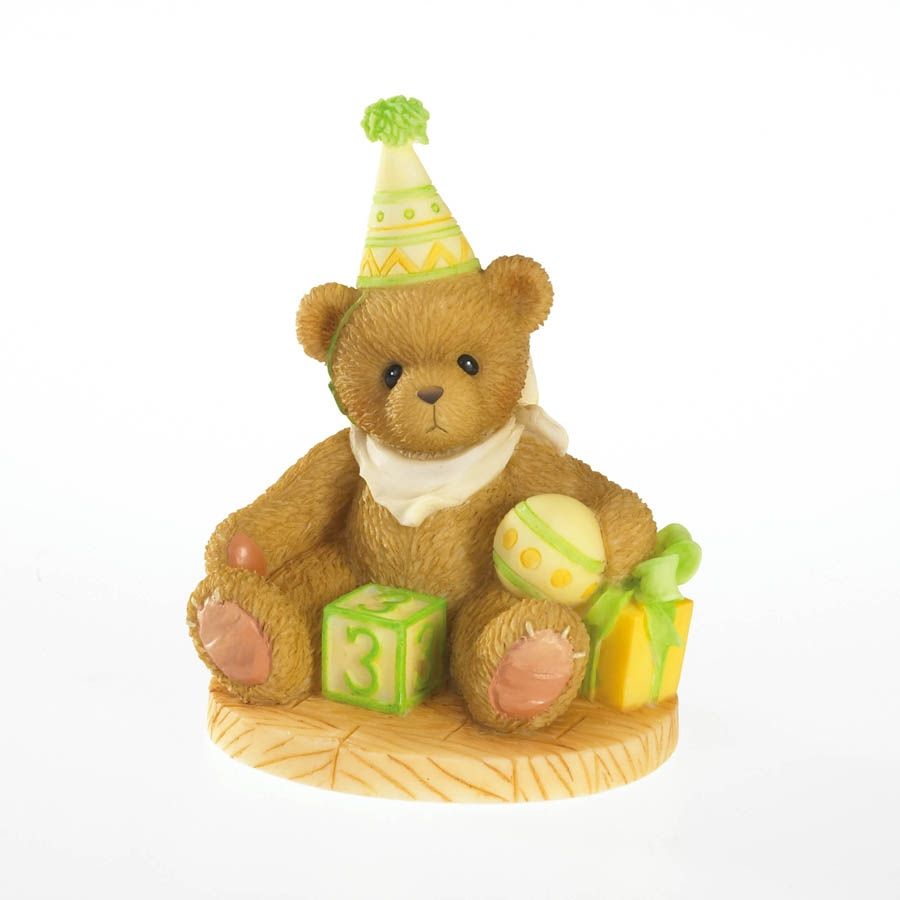 Cherished Teddies Through the Years Age 3 Figurine (Free to be Three 