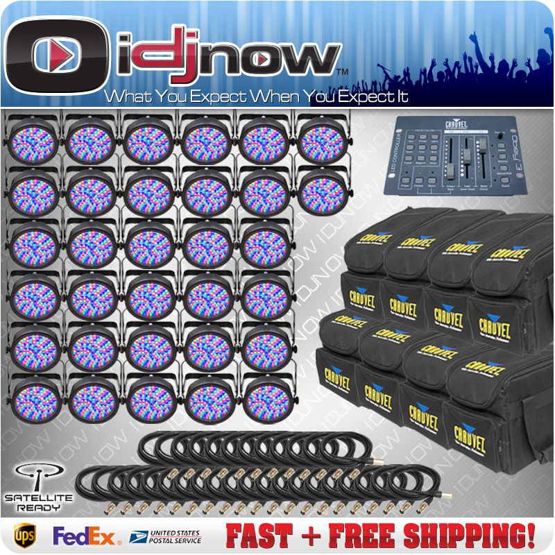 Chauvet Lighting Slimpar 56 LED Obey 3 CHS SP4 DMX Slimpack Light 