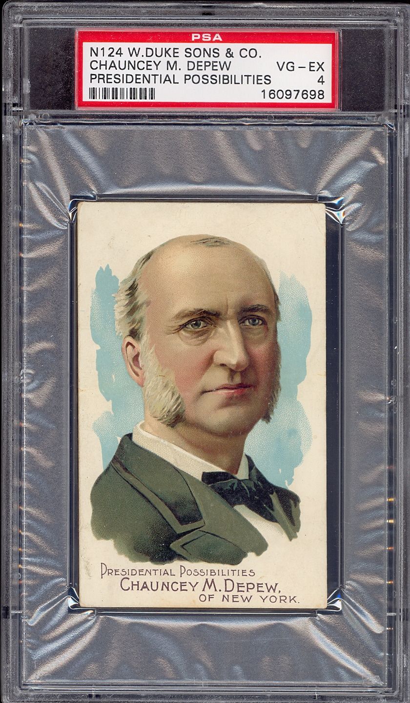   Duke Presidential Possibilities PSA 4 McKinley Depew Cards RARE