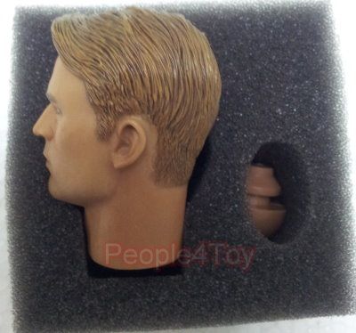 Figure Head Sculpt Chris Evans for Headplay Hottoys Captain 