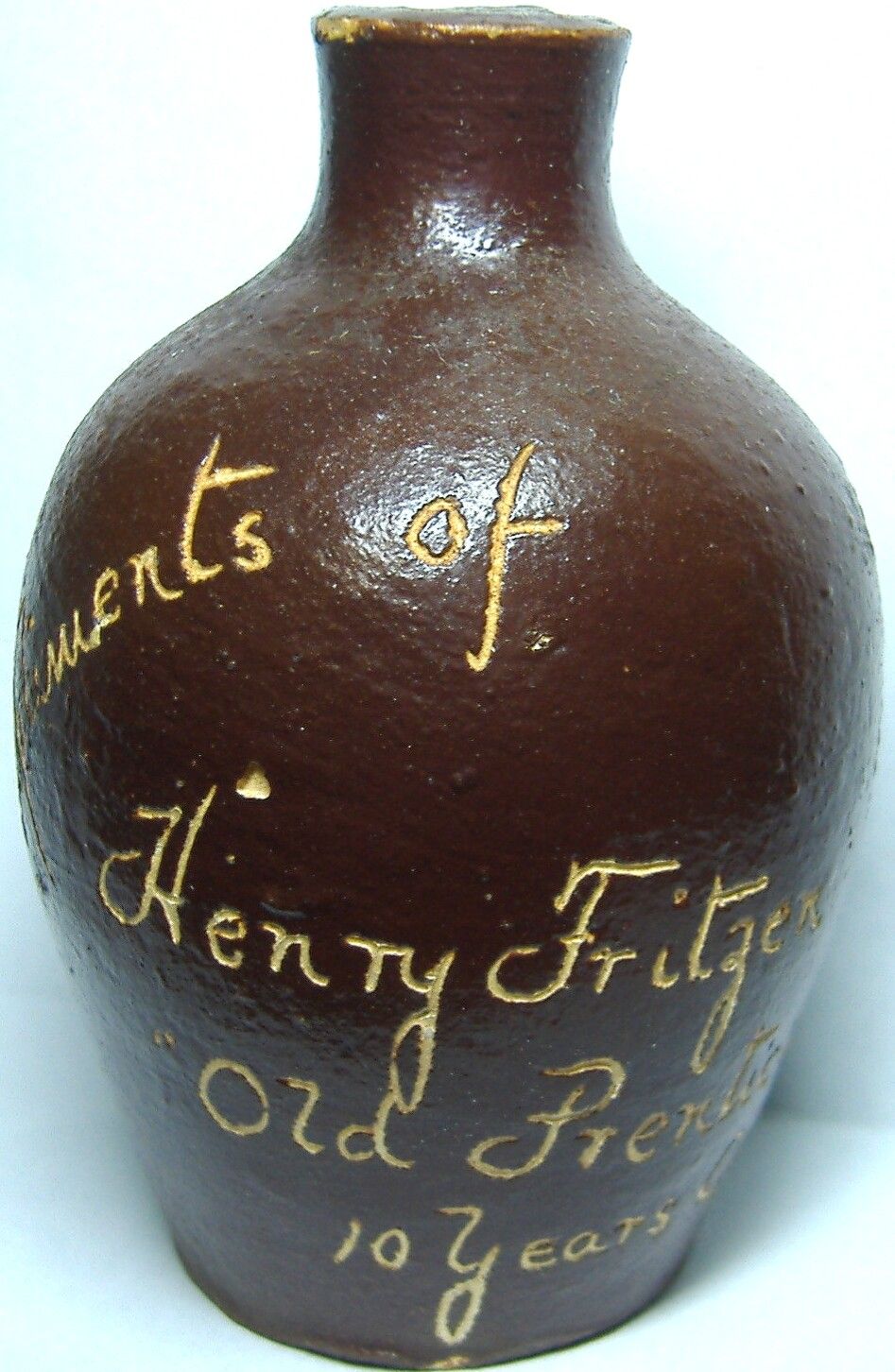 RARE Green Irish Blend Miniature Whiskey Whisky Jug