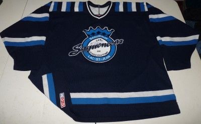 CCM Chicoutimi Sagueneens QMJHL Hockey Air Knit Jersey Mens 2XL XXL 