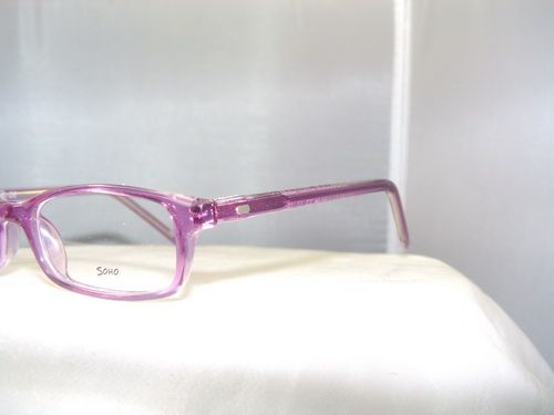 New Soho 81 Lilac Childrens Rectangular Eyeglass Frame