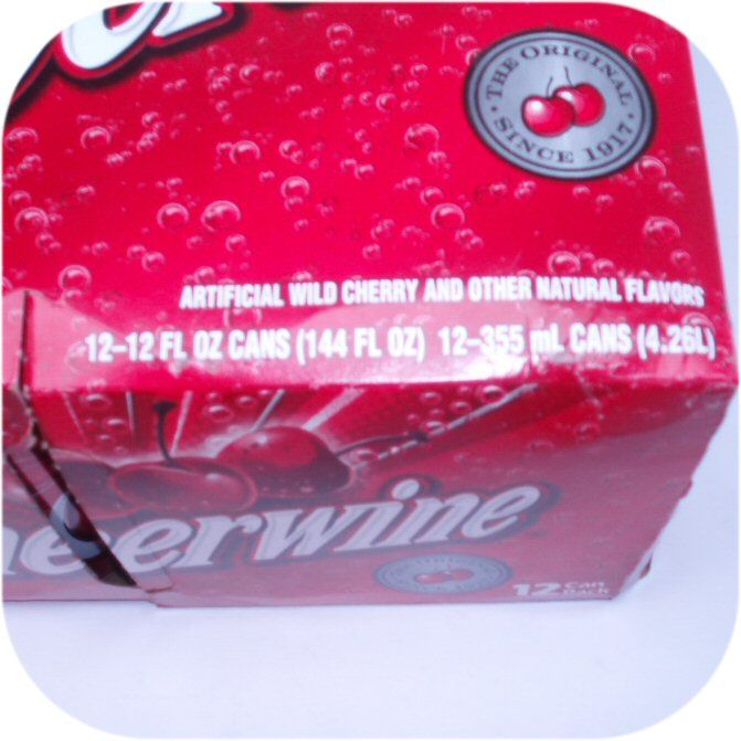 12 Pack of Cheerwine Cans Cherry Cola Pop Soft Soda