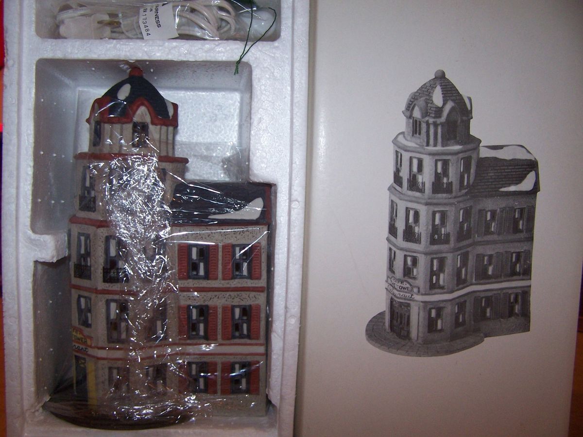 New THE TOWER CAFE Christmas In The City Dept 56 Heritage Village