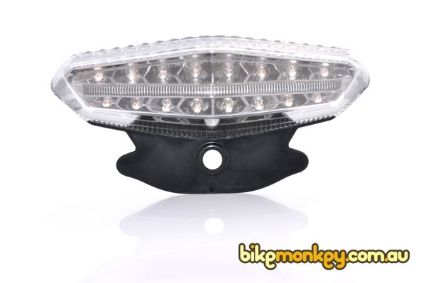 Ducati Hypermotard Integrated LED Tail Light in Clear