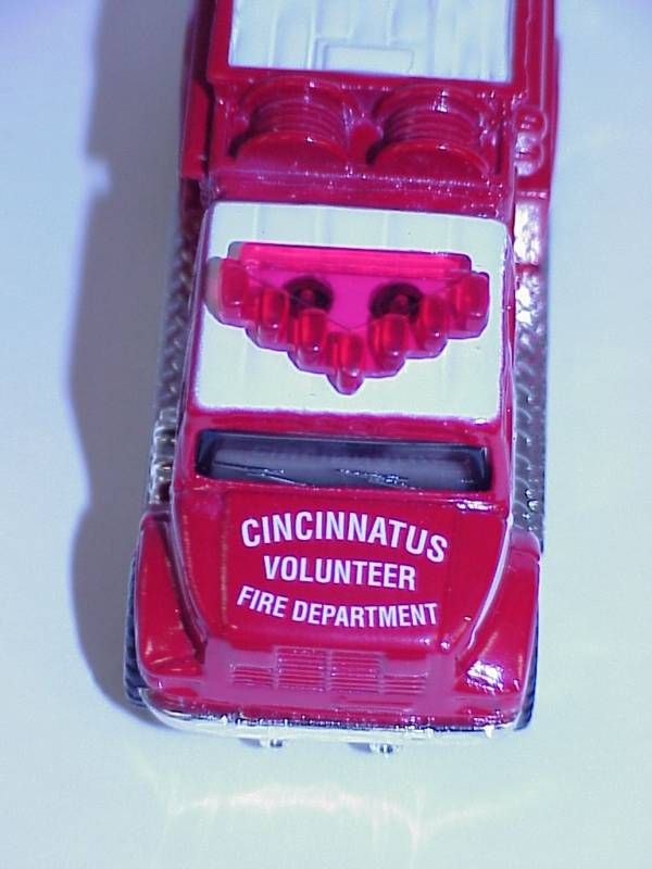  Matchbox Intl Pumper Cincinnatus Vol Fire Dept