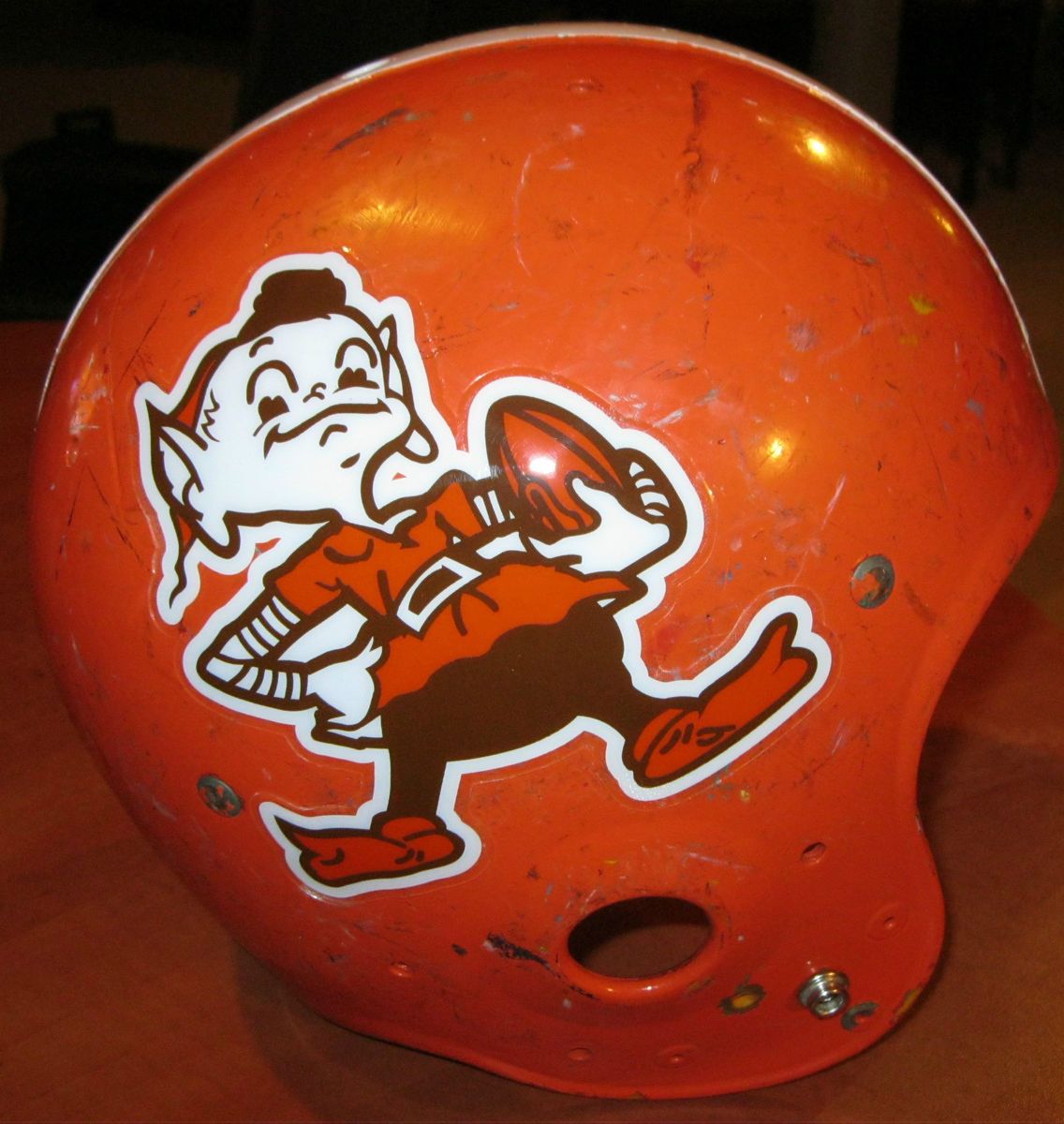 CLEVELAND BROWNS VINTAGE 1953 THROWBACK BROWNIE KRA LITE FOOTBALL