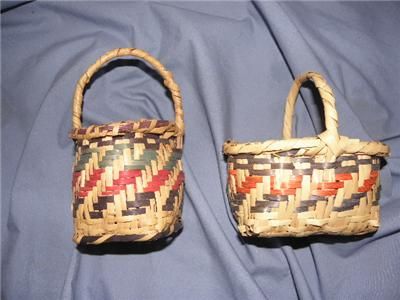 small choctaw mississippi american native baskets