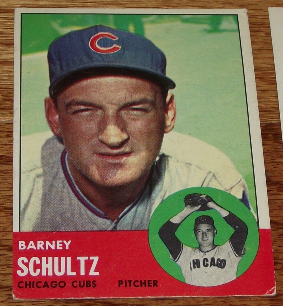  1963 Topps Set Break Semi High 452 Barney Schultz