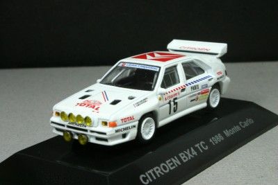 64 CMS Citroen BX4 TC 1986 Monte Carlo with Acrylic Box