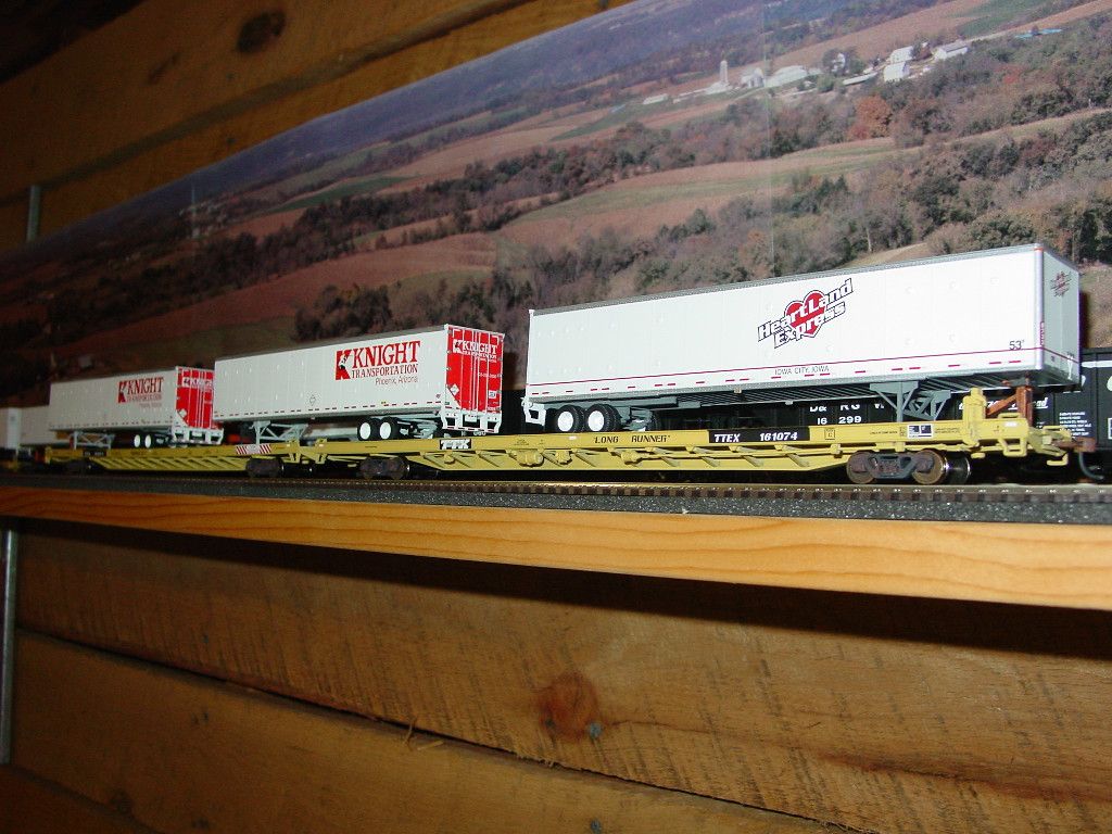 Ttex Long Runner Triple 57 TTX TOFC Intermodal Flat