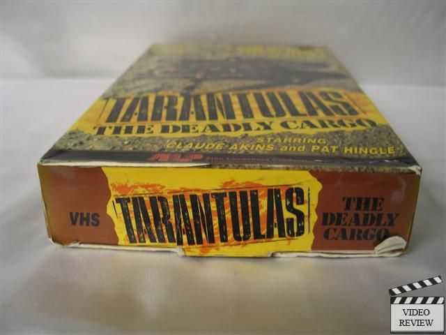 Tarantulas The Deadly Cargo VHS Claude Akins