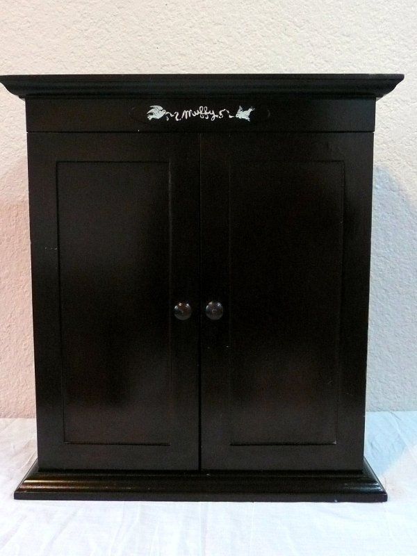  Vanderbear Armoire Wardrobe Clothes Closet Dark Wood Retired