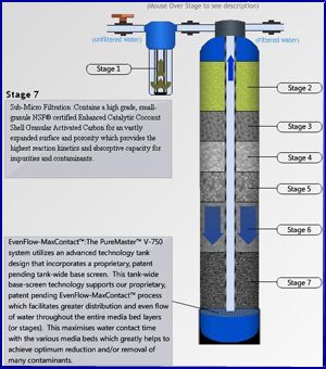 How does the PureMaster™ V 750 Premium Whole House Water